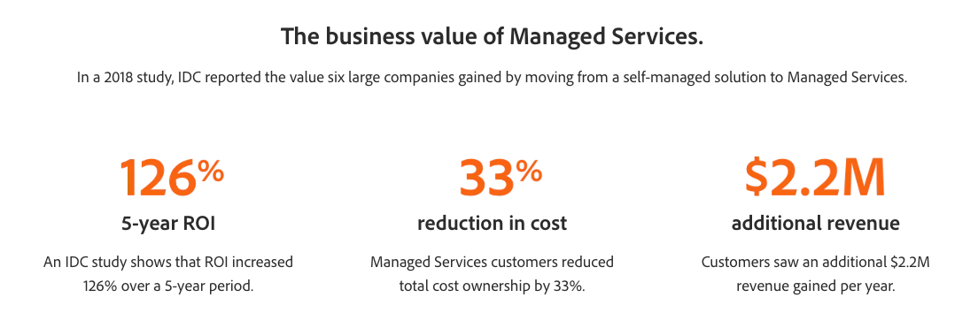 How can AEM managed services benefit your business